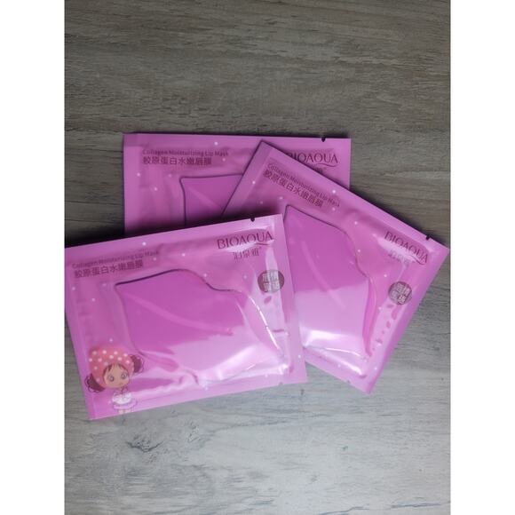 3 pk Lip Plumper Collagen Nourishing Crystal Lip Mask - Picture 1 of 3